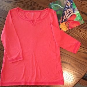 Eddie Bauer 3/4 sleeve shirt